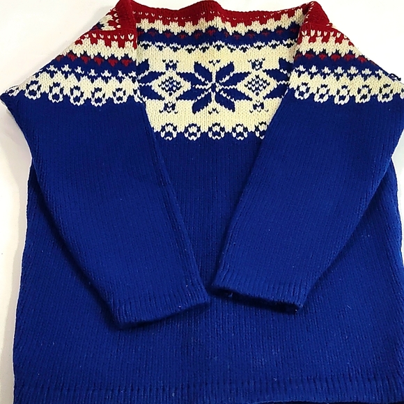 Carlos Gruber Vintage Wool Ski Hand Knitted Sweater - Picture 1 of 5
